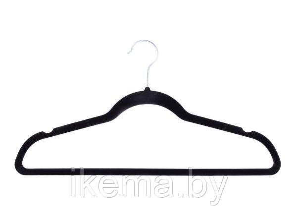 Вешалка-плечики для одежды пластмассовые “Вельвет” 44,5 см (арт. JL531012, код 184729)
