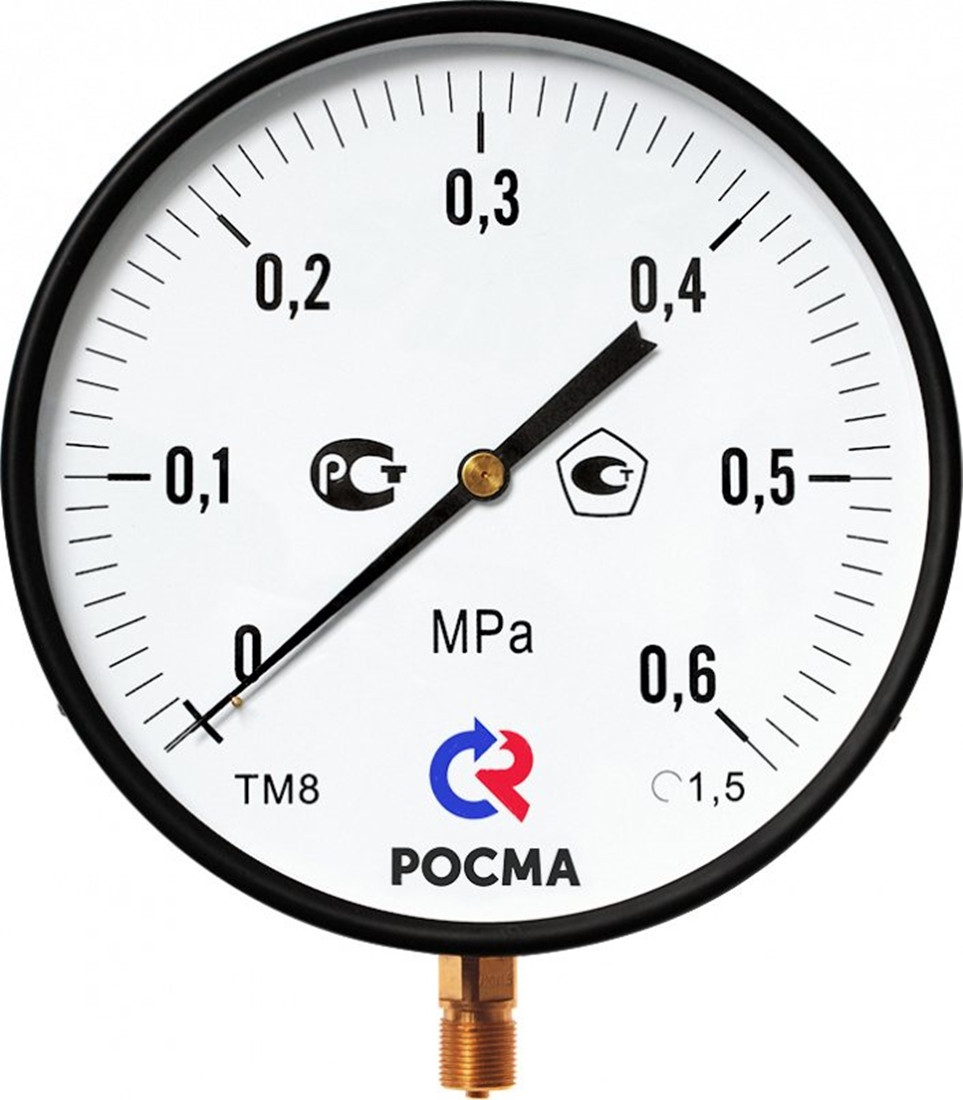 Манометр ТМ-810Р.00(0-6МРа)М20х1,5.150С.1,5