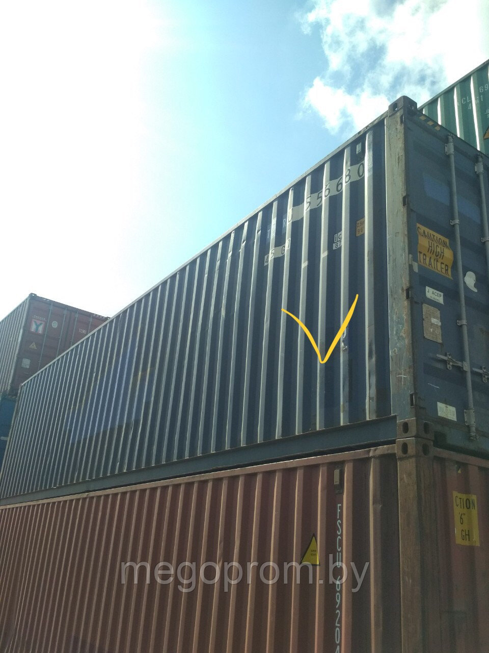 Купить морской контейнер 40 HC бу - фото 2 - id-p3311120