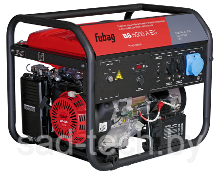 Генератор бензиновый FUBAG BS 5500 A ES с электростартером и коннектором автоматики, фото 2