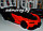 Машина-трансформер на пульте Bugatti черно оранжевая., фото 2