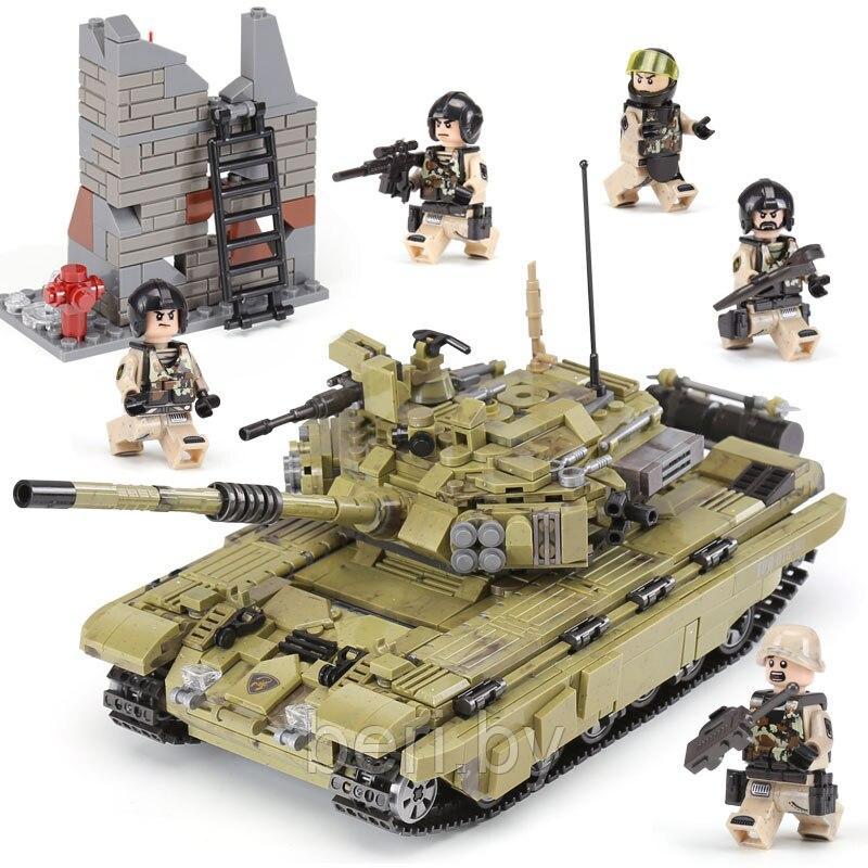 XB-06015 Конструктор XingBao Military Series "Тяжёлый танк "Тигр"", 1386 деталей - фото 2 - id-p103759147