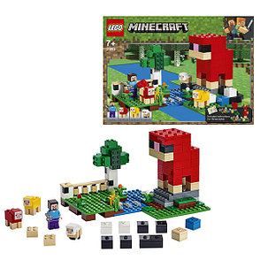 Конструктор ЛЕГО Майнкрафт Шерстяная ферма LEGO Minecraft 21153, фото 2