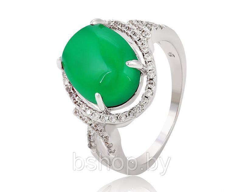 Кольцо Xuping (13721) 18, зеленый