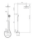 Душевая система Ledeme L2403, фото 2