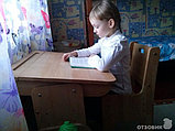 Парта + стул Школярик 70см. Комплект  детской мебели с регулировкой  высоты. Парта трансформер. Минск, фото 4