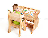 Парта + стул Школярик 70см. Комплект  детской мебели с регулировкой  высоты. Парта трансформер. Минск, фото 5