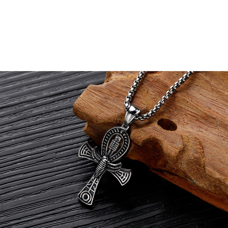 Египетский крест Анкх Silver (мужской крест-амулет) - фото 4 - id-p103770982