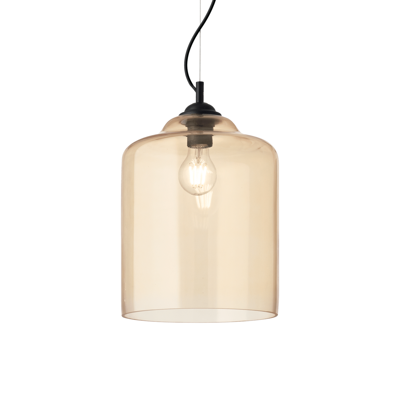 Подвесной светильник IdealLux 163789 BISTRO SP1 SquareAmbra