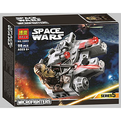 Конструктор Bela 10893 Star Wars Микрофайтер Сокол Тысячилетия (аналог Lego Star Wars 75193) 98 деталей