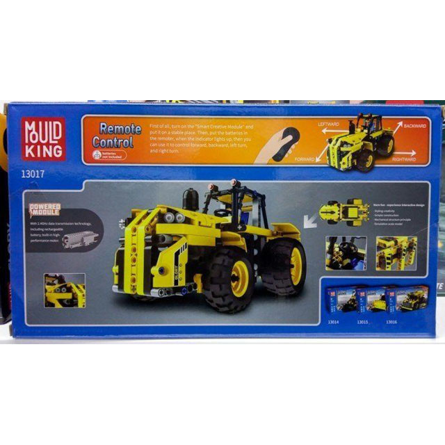 Конструктор MOULD KING 13017 Трактор с ДУ (аналог LEGO Technic) 382 детали - фото 6 - id-p103777440