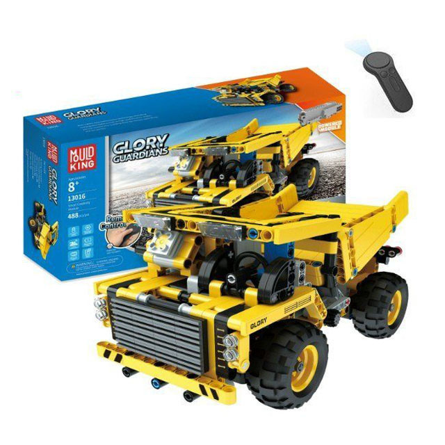 Конструктор MOULD KING 13016 Карьерный грузовик с ДУ (аналог LEGO Technic 42035) 488 деталей