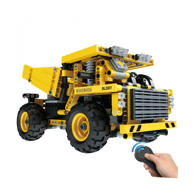 Конструктор MOULD KING 13016 Карьерный грузовик с ДУ (аналог LEGO Technic 42035) 488 деталей - фото 8 - id-p103777509