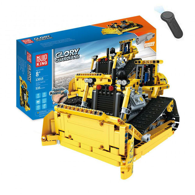 Конструктор MOULD KING 13015 Бульдозер с ДУ (аналог LEGO Technic) 535 деталей