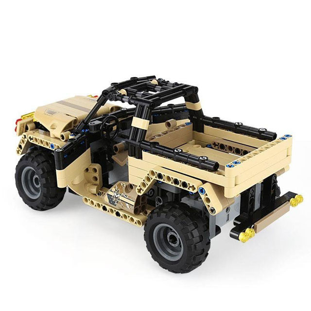 Конструктор MOULD KING 13013 Военный джип с ДУ (аналог LEGO Technic) 487 деталей - фото 3 - id-p103778046