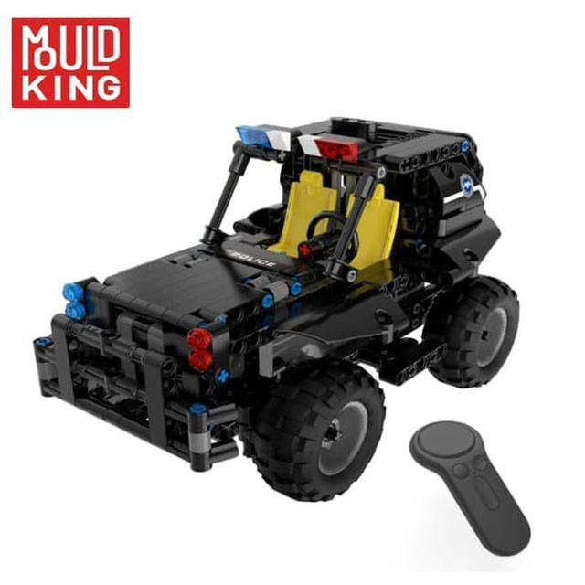 Конструктор MOULD KING 13005 Полицейский Джип с ДУ (аналог LEGO Technic) 334 детали - фото 4 - id-p103779003