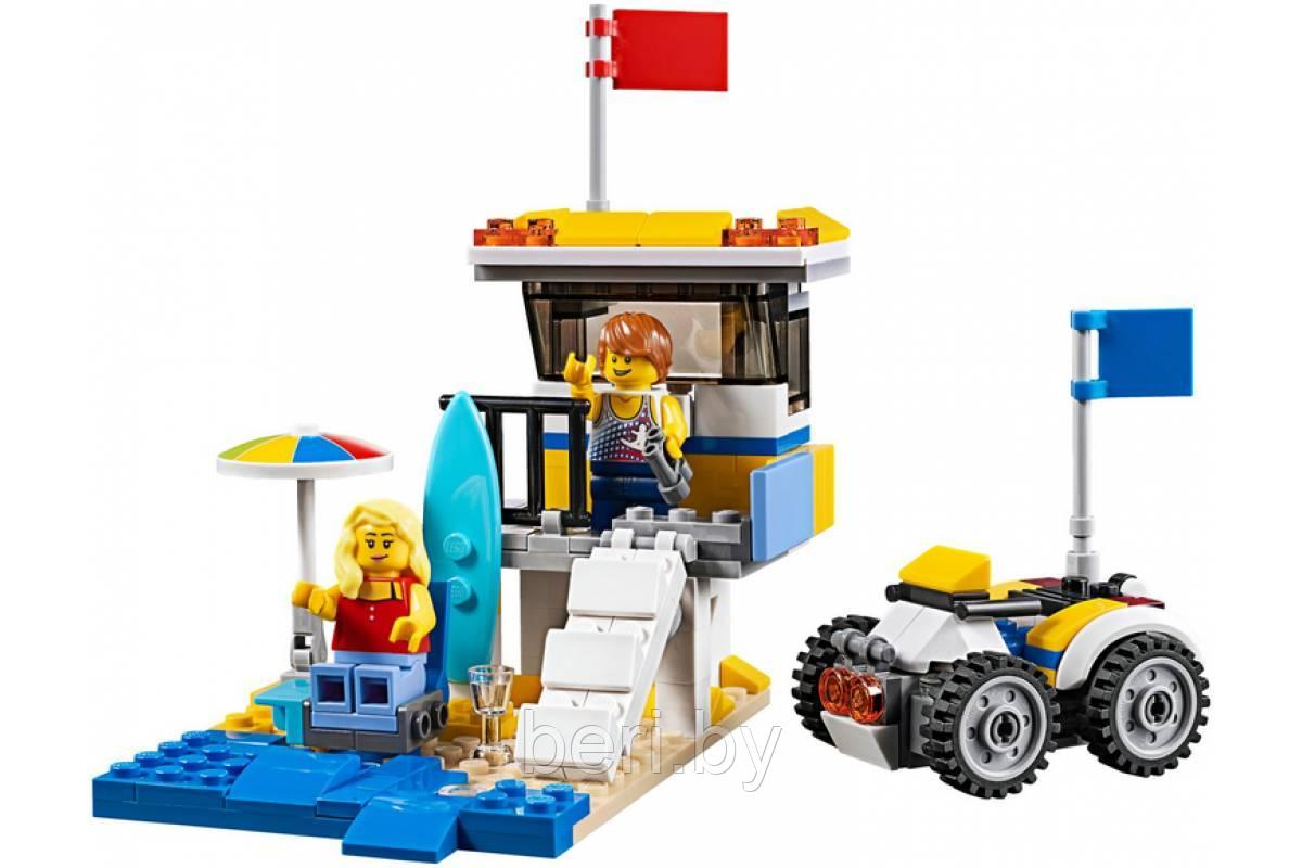 24044 Конструктор LEPIN "Фургон сёрфингистов" 3 в 1, 424 детали, Builders, аналог Lego 31079 (Лего) - фото 3 - id-p103779740