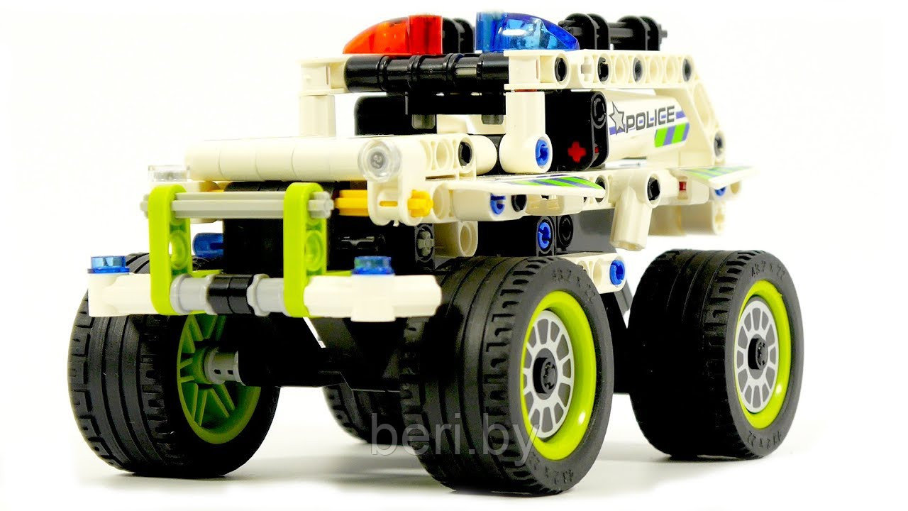 3418 Конструктор Decool "Полицейский патруль", 185 деталей, аналог LEGO Technic 42047 - фото 3 - id-p103789944