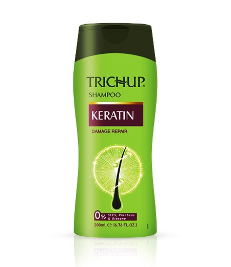 Шампунь Тричуп Кератин (Trichup Hair Shampoo Keratin), 200 мл 0% SLES, Parabens, Dioxane - фото 1 - id-p103789990