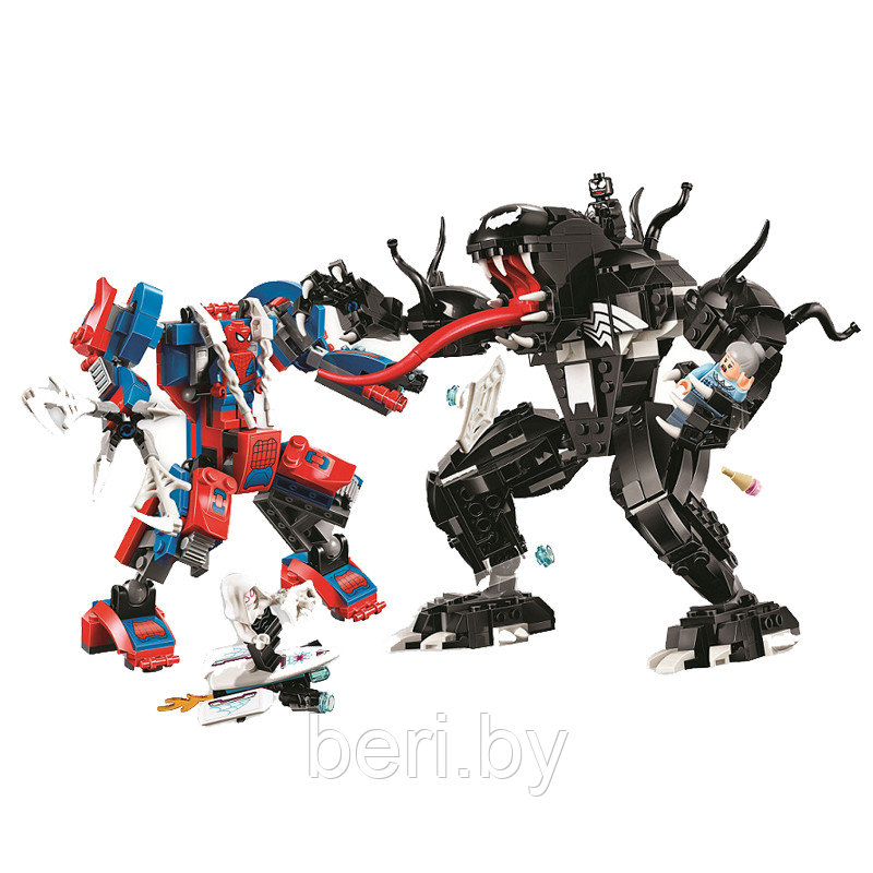 11188 Конструктор Bela Человек-паук против Венома, 625 деталей, аналог Lego Spiderman - фото 3 - id-p103795743