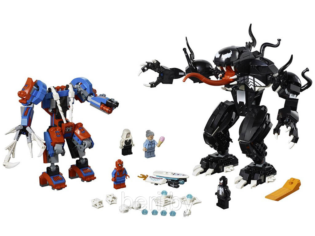 11188 Конструктор Bela Человек-паук против Венома, 625 деталей, аналог Lego Spiderman - фото 5 - id-p103795743