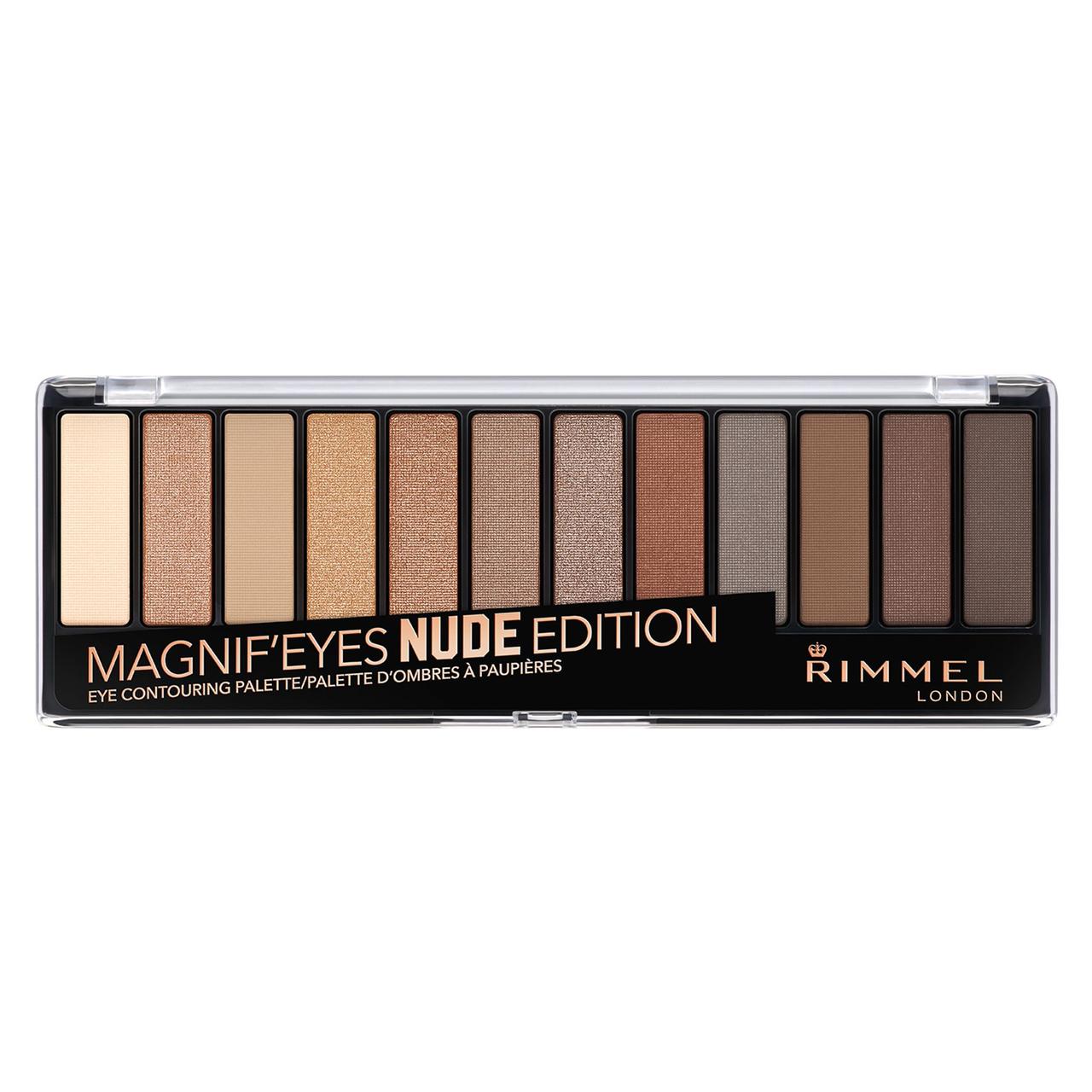 РИММЕЛЬ палетка теней Magnif'eyes Nude edition тон 001