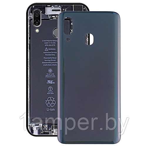 Задняя крышка Original для Samsung Galaxy A20/A205 Синяя, черная - фото 1 - id-p103806935