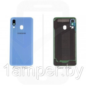 Задняя крышка Original для Samsung Galaxy A40/A405 Cиняя, черная - фото 1 - id-p103806960