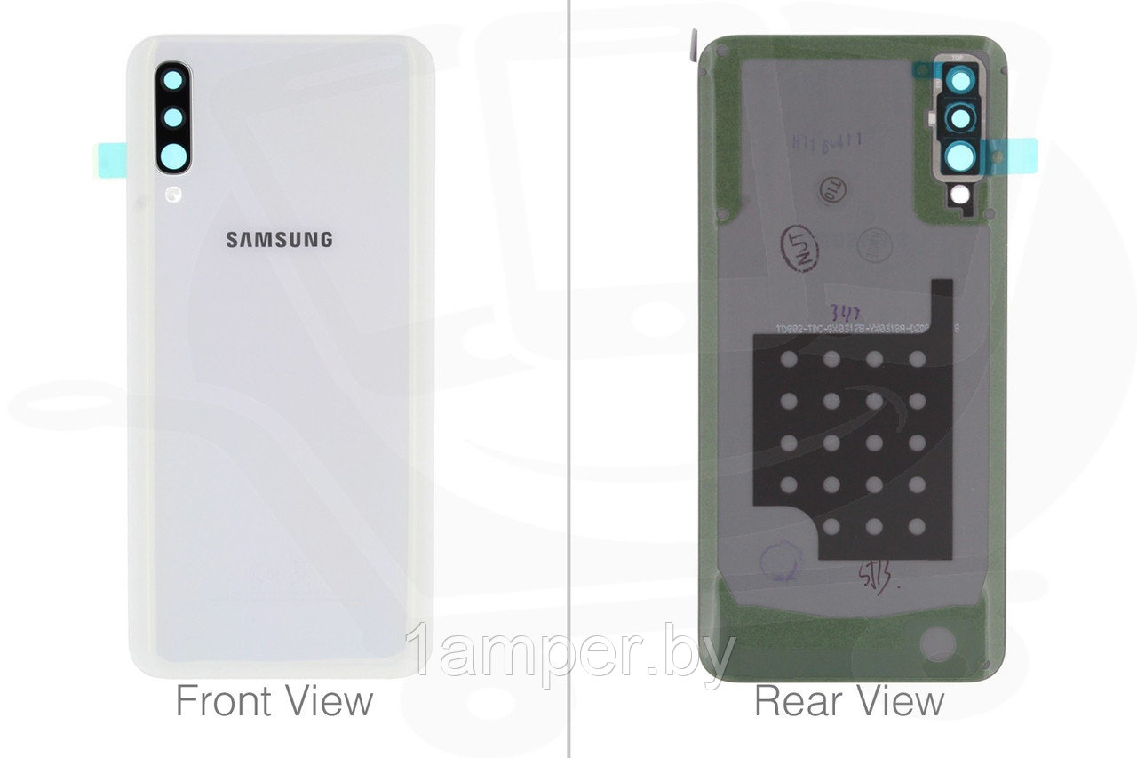 Задняя крышка Original для Samsung Galaxy A50/A505 Cиняя, черная - фото 1 - id-p103807050
