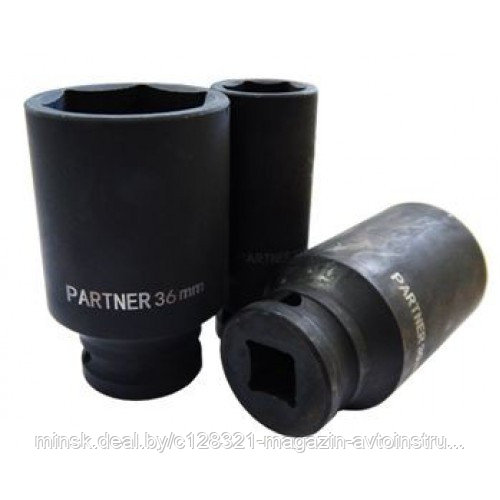 Головка ударная глубокая 1/2" 18мм (6гр) Partner PA-4458518