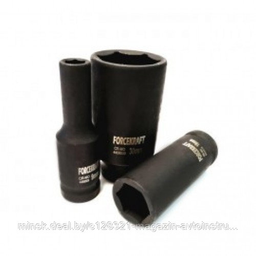 Головка ударная глубокая 26мм (6гр.),1/2" FORCEKRAFT FK-4458526