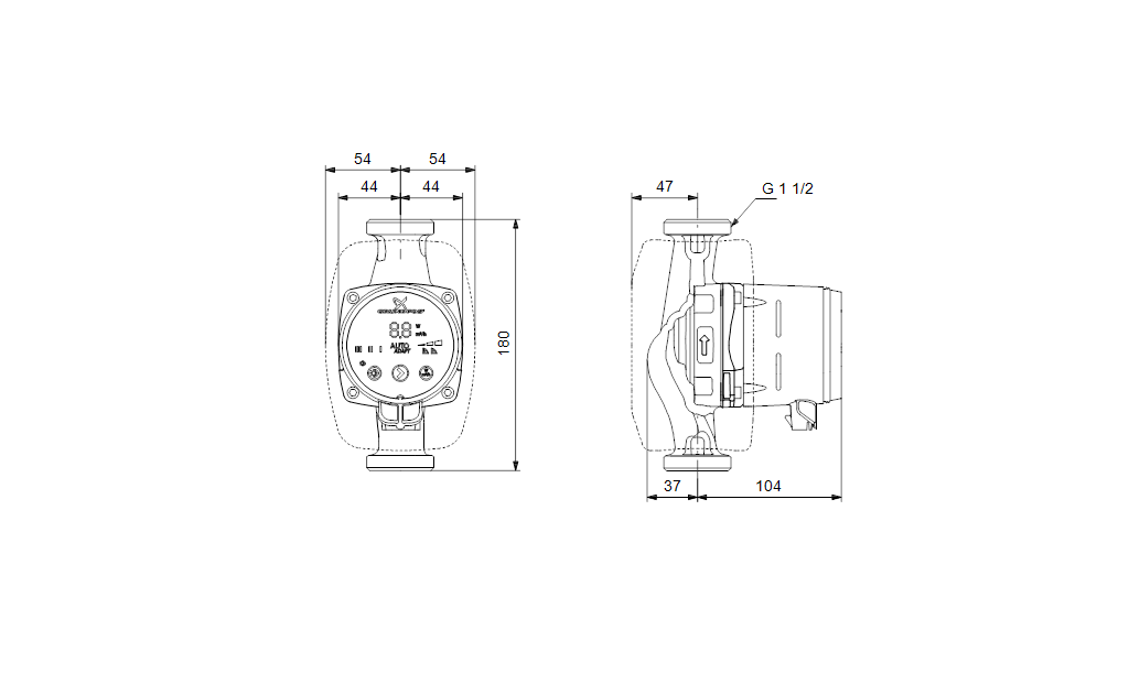 Циркуляционный насос Grundfos Alpha2 25-40 N - фото 4 - id-p69143675