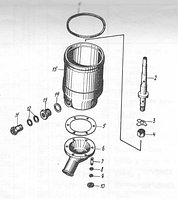 Маслоочиститель двигателя В-46 (запчасти)