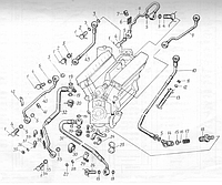 Трубопровод масляный двигателя В-46 (запчасти)