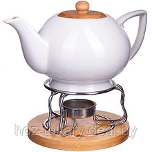 Заварочный чайник Loraine с подогревом, белый, объем 640 мл арт. LR-29236