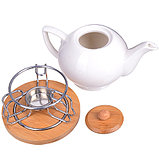 Заварочный чайник Loraine с подогревом, белый, объем 640 мл арт. LR-29236, фото 3