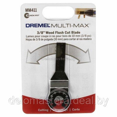 Пильное полотно для резки дерева и металла заподлицо Dremel Multi-Max (MM411) (2615M411JA) 10 мм - фото 1 - id-p103861202