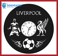 Оригинальные часы из виниловых пластинок "Liverpool". ПОД ЗАКАЗ 1-3 дня