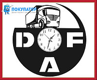 Оригинальные часы из виниловых пластинок "DAF". ПОД ЗАКАЗ 1-3 дня