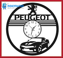 Оригинальные часы из виниловых пластинок "Peugeot". ПОД ЗАКАЗ 1-3 дня