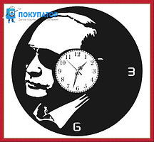 Оригинальные часы из виниловых пластинок "Путин". ПОД ЗАКАЗ 1-3 дня