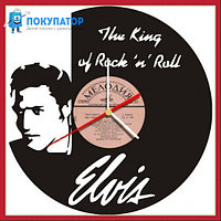 Оригинальные часы из виниловых пластинок "Elvis Presley". ПОД ЗАКАЗ 1-3 дня, фото 1