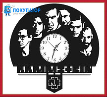 Оригинальные часы из виниловых пластинок "Rammstein". ПОД ЗАКАЗ 1-3 дня