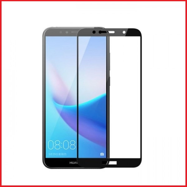 Защитное стекло Full-Screen для Huawei Y5 Lite / DRA-LX5 (5D-9D с полной проклейкой) черный - фото 2 - id-p90141508
