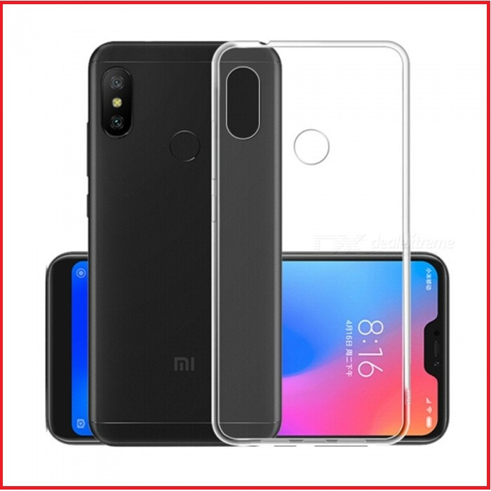 Чехол-накладка для Xiaomi Redmi 6 Pro / Mi A2 Lite (силикон) прозрачный - фото 2 - id-p81794934