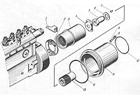 Запчасти муфты привода топливного насоса и трубопровода высокого давления В-46
