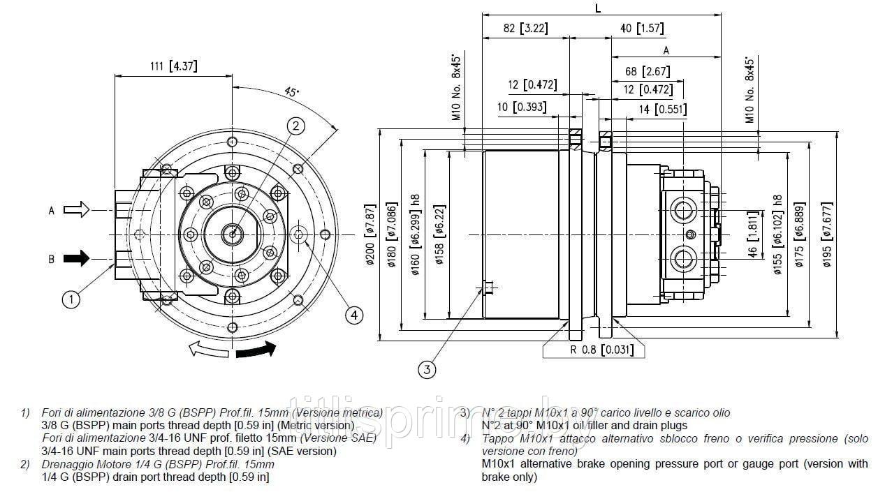 Brevini CTM1016 S 609 CF F07 05 002 VAM 04 - фото 3 - id-p103898113