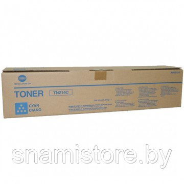 Тонер-картридж TN-214С синий A0D7454, фото 2