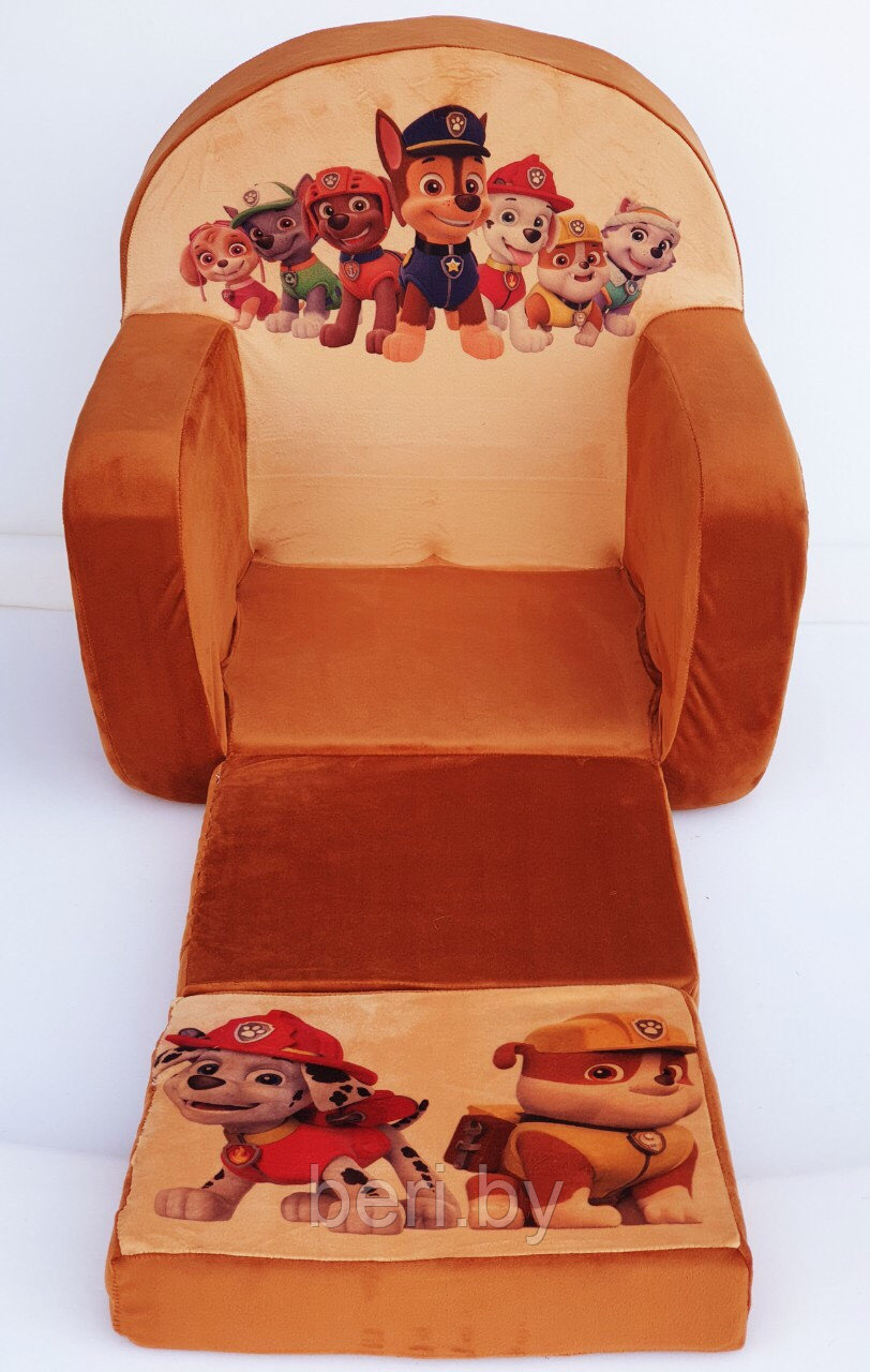 Детское кресло мягкое раскладное "Микки Маус", кресло-кровать, раскладушка детская, разные цвета - фото 2 - id-p103904479
