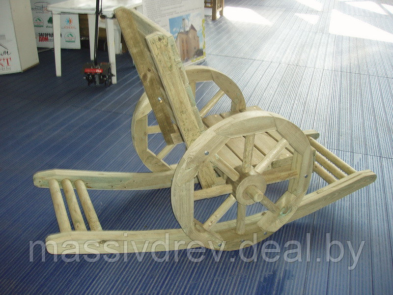 Кресло-качалка садовое "Колесо" (качалка для сада) - фото 4 - id-p2211805